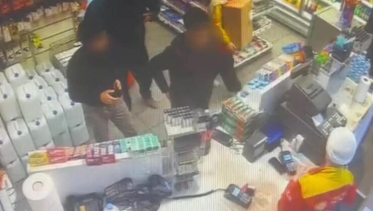 Serdar Öktem cinayeti şüphelilerin saldırıdan önce alışveriş yaptığı anların videosu