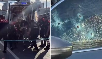 Serdar Öktem’in aracına kurşun yağmuru! İşte olay yerinden ilk görüntüler