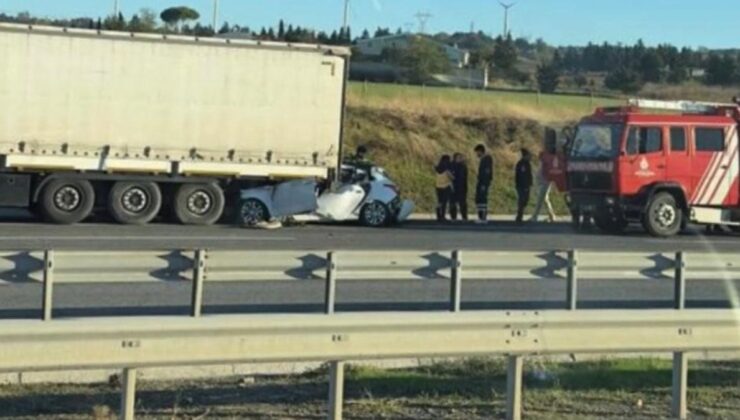 Silivri'de facia kaza! Ölüme son sürat ilerledi