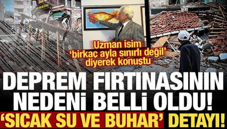 Sındırgı’daki deprem fırtınasının nedenini açıkladı: Sıcak su detayı! Tesadüf değilmiş