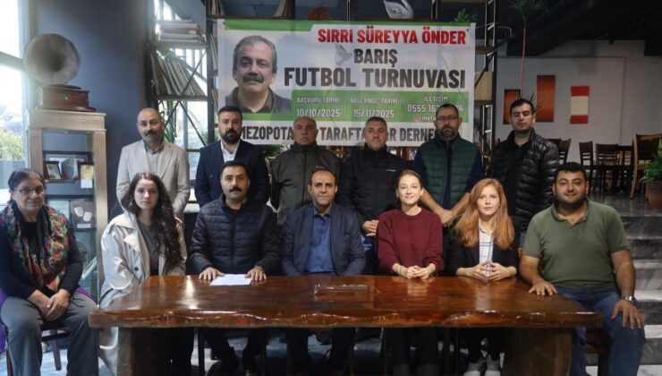 Sırrı Süreyya Önder’in Adını Taşıyan “Barış” Futbol Turnuvası Tanıtıldı