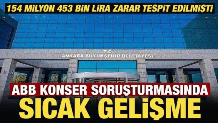 Son Dakika: ABB’ye yönelik konser soruşturmasında iddianame hazırlandı