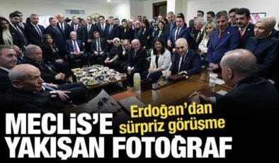 Son dakika: Erdoğan’dan Meclis’te sürpriz görüşme!