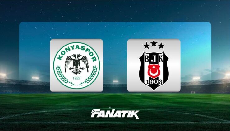 CANLI |  Konyaspor – Beşiktaş maçı ne zaman, saat kaçta, hangi kanalda? (Süper Lig’de 3. hafta erteleme maçı)