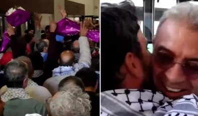 Sumud Filosu aktivistlerine İstanbul’da coşkulu karşılama! İşte o anlar
