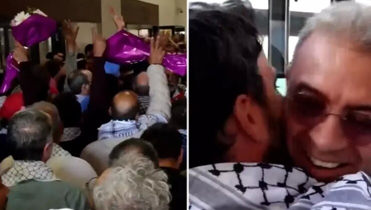 Sumud Filosu aktivistlerine İstanbul’da coşkulu karşılama! İşte o anlar