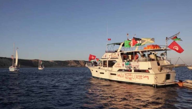 Sumud filosu Gazze'ye kaç gemiyle gitti, şu an nerede, filoda kimler var?