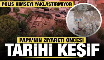 Tam 400 metrekarelik… Papa’nın ziyareti öncesi İznik’te keşfedildi!