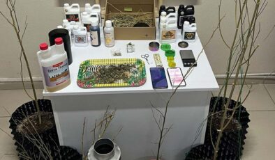Tekirdağ'da iklimlendirme sistemiyle uyuşturucu ürettikleri iddiasıyla 5 zanlı gözaltına alındı