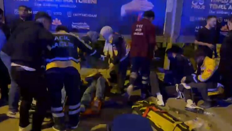 TIR'la çarpışan motosikletteki 2 kişi ölümden döndü