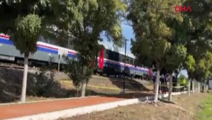 Torununu trenden kurtardı kendisi felaketi yaşadı