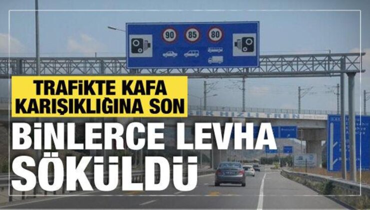 Trafikte yeni dönem: Kafa karıştıran 20 bin levha kaldırıldı