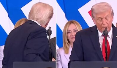 Trump’tan Meloni’ye: Senin güzel olduğunu söylememe alınmazsın değil mi?
