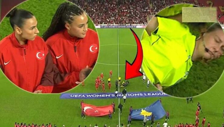 Türkiye – Kosova maçında korku dolu anlar! Orta hakem Michalina Diakow bayıldı
