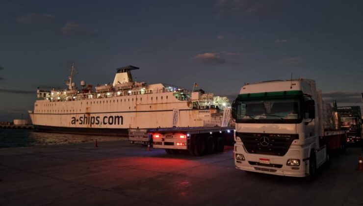 Türkiye’nin 25 insani yardım TIR’ı Refah’a hareket etti