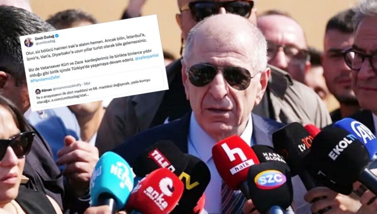 Ümit Özdağ'dan gündeme bomba gibi düşen paylaşım: Turist olarak bile gelemezsiniz!