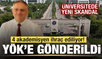 Üniversitede yeni skandal! 4 akademisyen ihraç ediliyor! YÖK’e gönderildi