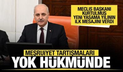 Yeni yasama yılı başladı! Meclis Başkanı Kurtulmuş ilk mesajı verdi