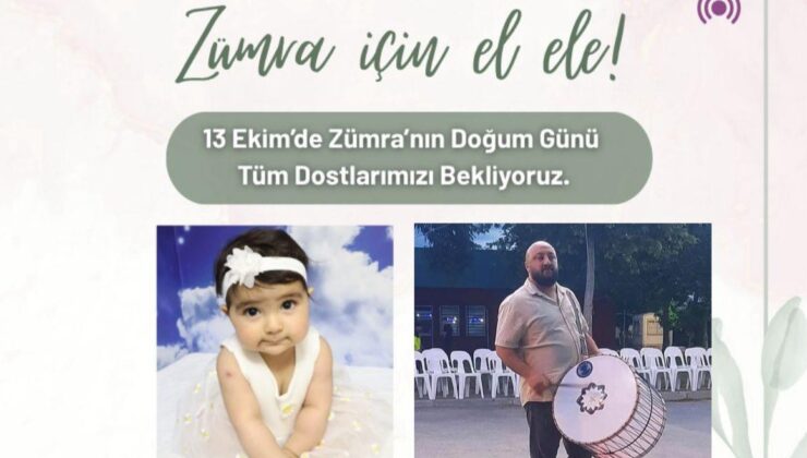Zümra İçin El Ele! Doğum Gününde Dayanışma Etkinliği