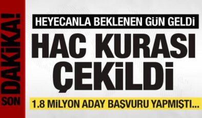 1.8 milyon aday başvuru yapmıştı… 2026 yılı hac kurası çekildi!