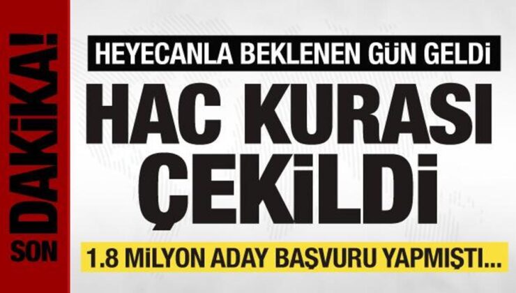 1.8 milyon aday başvuru yapmıştı… 2026 yılı hac kurası çekildi!