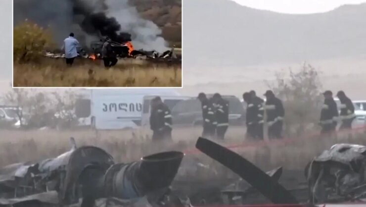 20 askerimizin şehit olduğu uçağın enkazından ilk görüntü