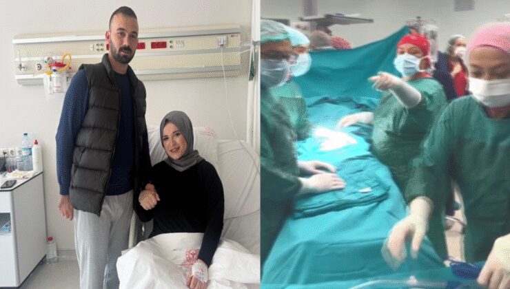 24 haftalık bebeğe anne karnında omurilik ameliyatı yaptılar!