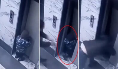 3 yaşındaki çocuk ailesinin gözü önünde asansör boşluğuna düştü