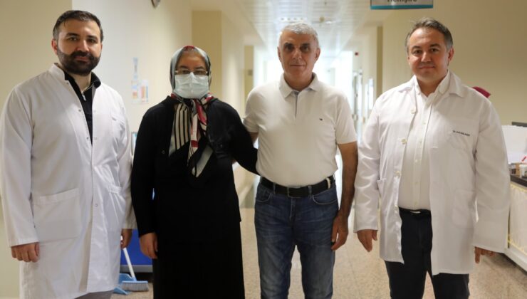 37 yıllık eşinin böbreğiyle yaşama tutundu