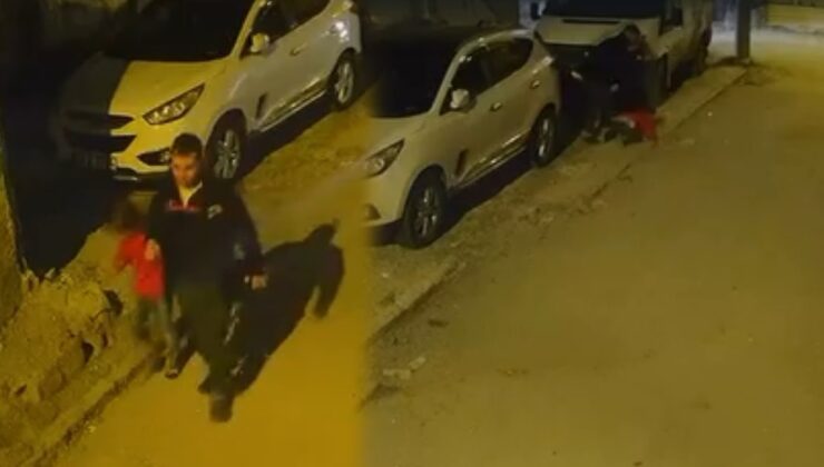 5 yaşındaki kızının başını önce otomobile çarptı, sonra yere fırlattı