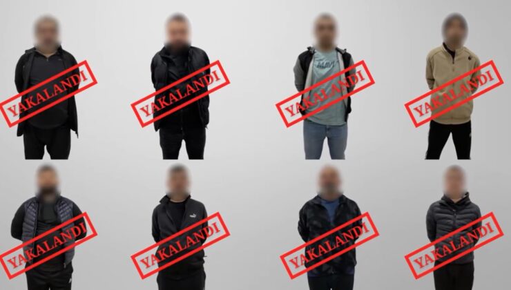 8 suçlu Türkiye'de