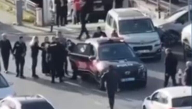 Adliye önünde üvey evlat dehşeti!