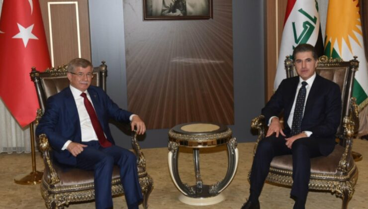 Ahmet Davutoğlu, Neçirvan Barzani ile bir araya geldi