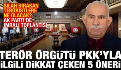 AK Parti’de İmralı toplantısı! PKK’yla ilgili dikkat çeken 5 öneri