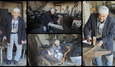 Ali Usta 57 yıldır demir dövüyor