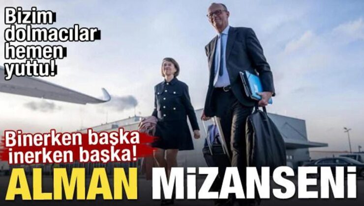 Alman Başbakanın görüntüleri mizansen çıktı!