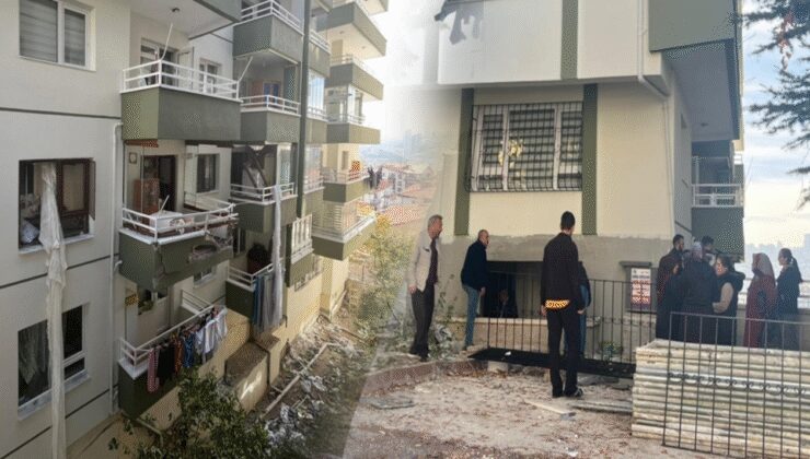 Ankara'da doğal gaz borusu kesilen dairede patlama