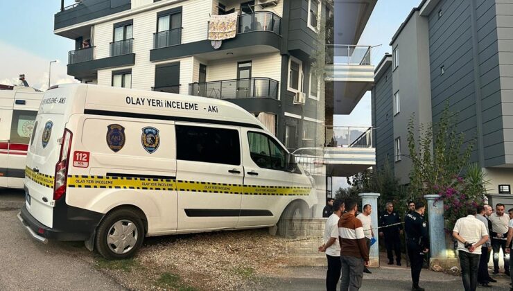 Antalya'da polis memuru eşi ve çocuğunu öldürdü