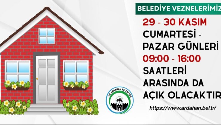 Ardahan Belediyesi’nden Emlak Vergisi Uyarısı: Son Gün 30 Kasım