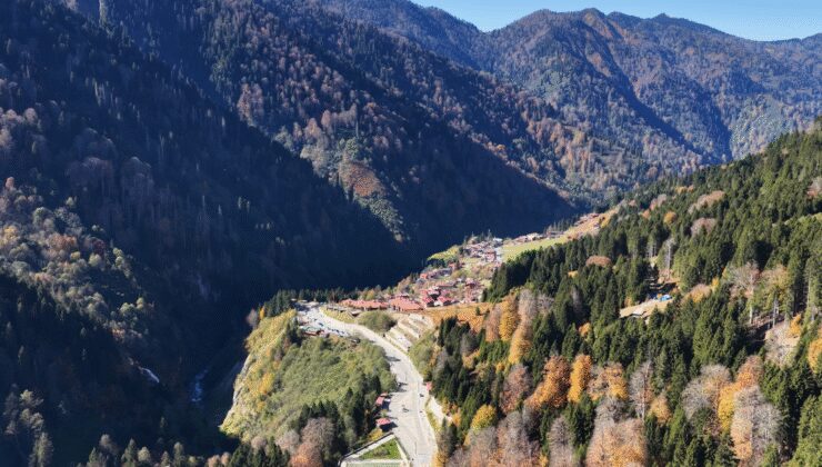 Ayder Yaylası'nda sonbahar güzelliği