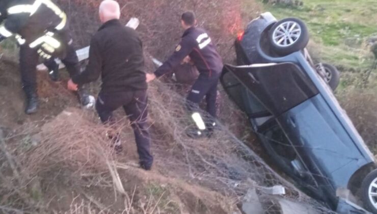 Aydın’da otomobil devrildi: 6 yaralı