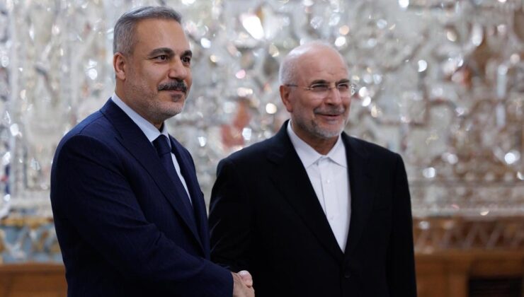 Bakan Fidan, İran Meclis Başkanı Galibaf ile görüştü