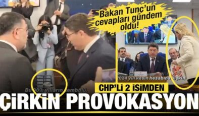 Bakan Tunç’tan peş peşe salvolar: CHP’lilerin provokasyonları sert kayaya çarptı!