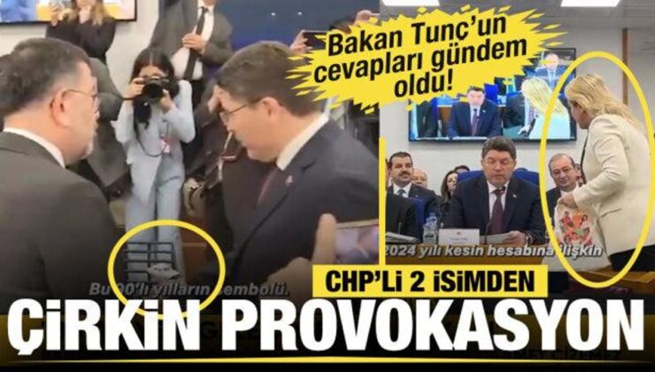 Bakan Tunç’tan peş peşe salvolar: CHP’lilerin provokasyonları sert kayaya çarptı!