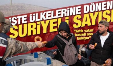 Bakan Yerlikaya: 2016’dan beri toplam 1 milyon 290 bin Suriyeli vatanına geri döndü