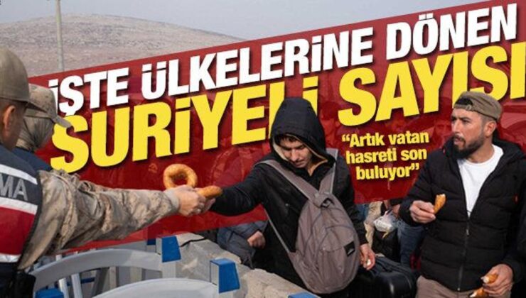 Bakan Yerlikaya: 2016’dan beri toplam 1 milyon 290 bin Suriyeli vatanına geri döndü