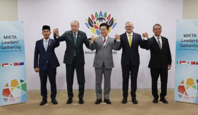 Başkan Erdoğan, MIKTA liderleriyle bir araya geldi