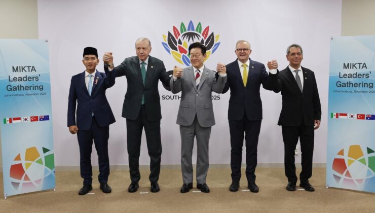 Başkan Erdoğan, MIKTA liderleriyle bir araya geldi