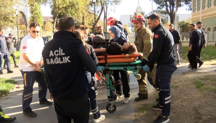 Beyoğlu'nda tramvay kazası!1 kişi hastaneye kaldırıldı