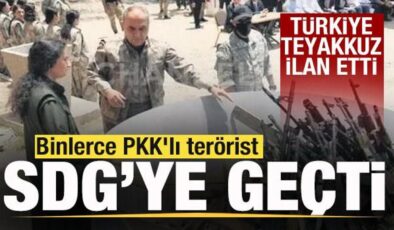 Binlerce PKK’lı terörist SDG’ye geçti! Türkiye teyakkuz ilan etti